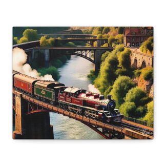 Lofty Locomotive Canvas Print